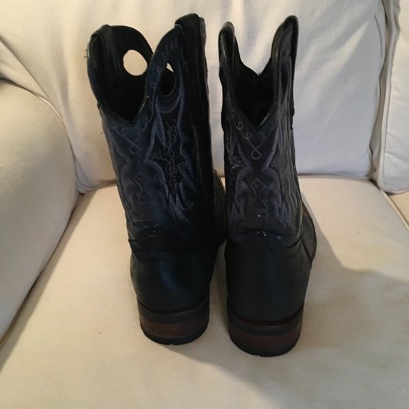 Denver Mountain Leather Western Boots Made In Mexico - Picture 6 of 16